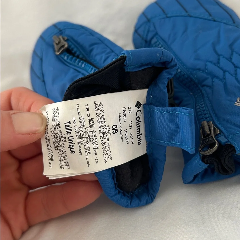 Columbia Royal Blue Insulated Mittens